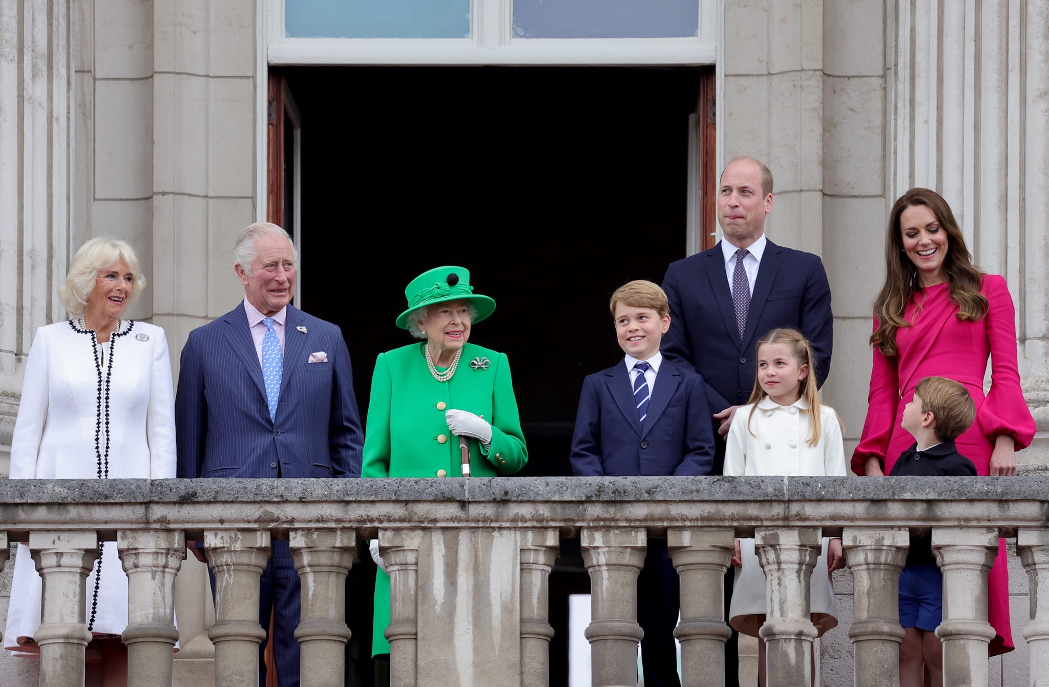The Royal Family at Buckingham Palace for the Platinum Jubilee Celebration