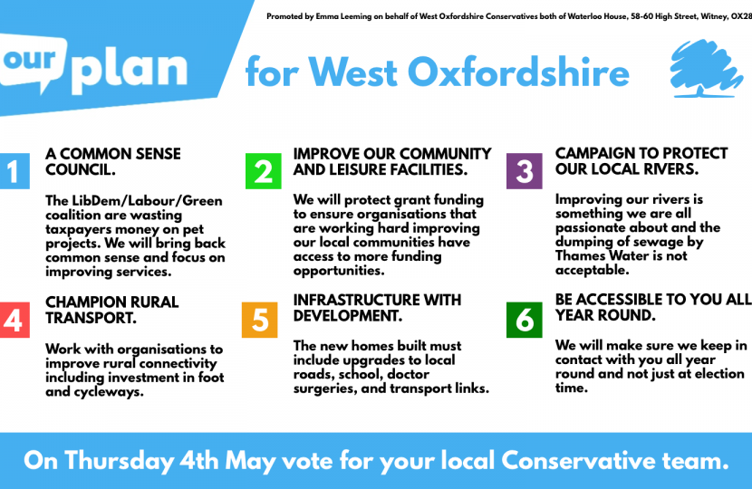 Our Plan For West Oxfordshire