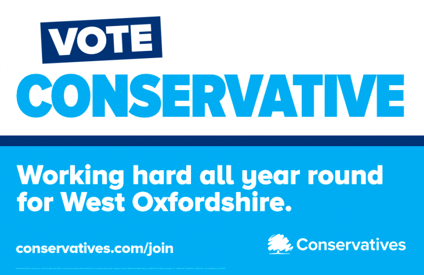 Vote Conservative in West Oxfordshire