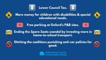 Oxfordshire County Council Conservative Group 2023 Budget